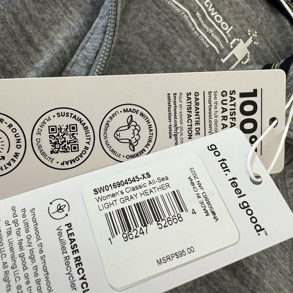 Smartwool Women's Classic All-Season Merino Base Layer 1/4 Zip - Picture 5 of 6